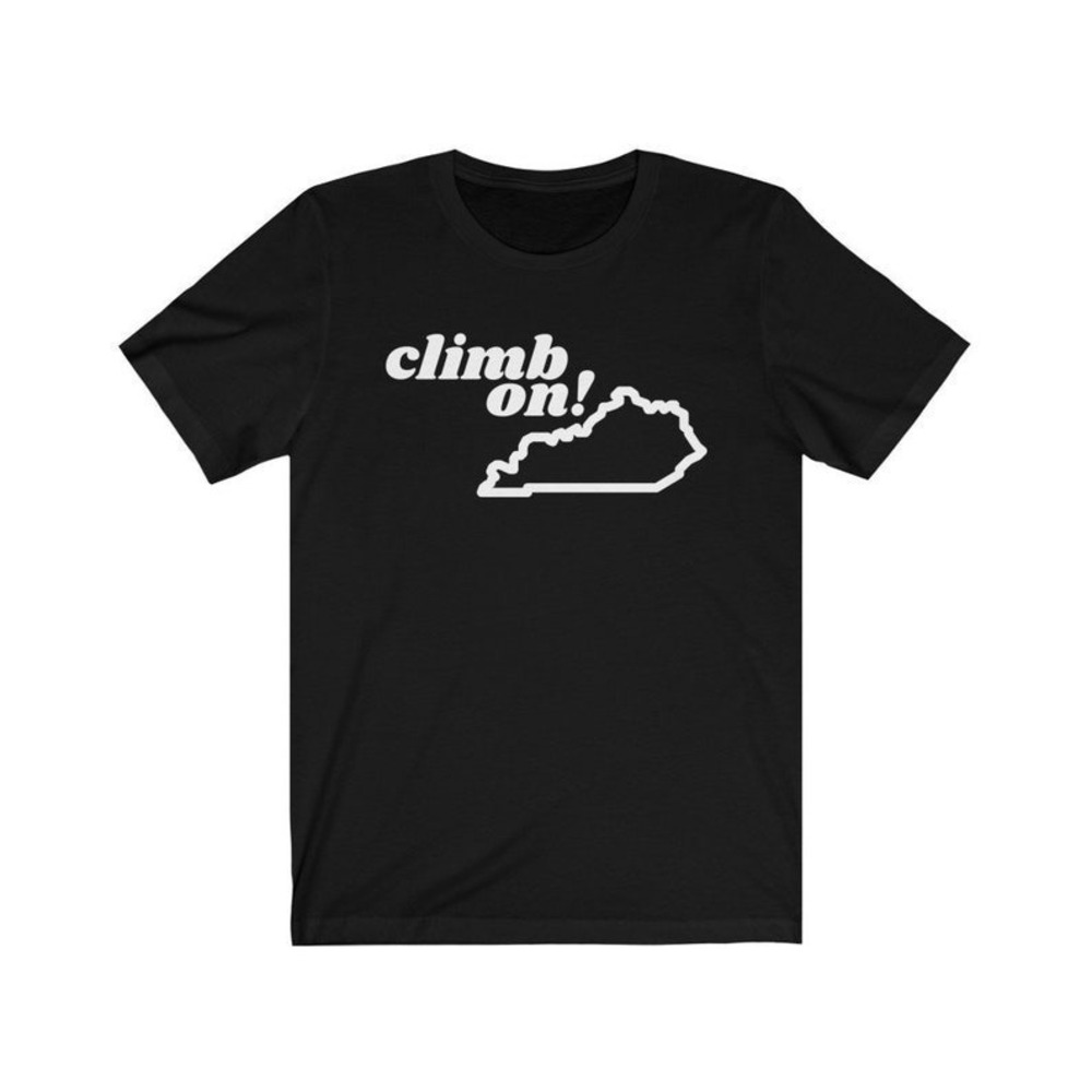 Climb On! KENTUCKY Rock Climbing Unisex Short Sleeve Tee